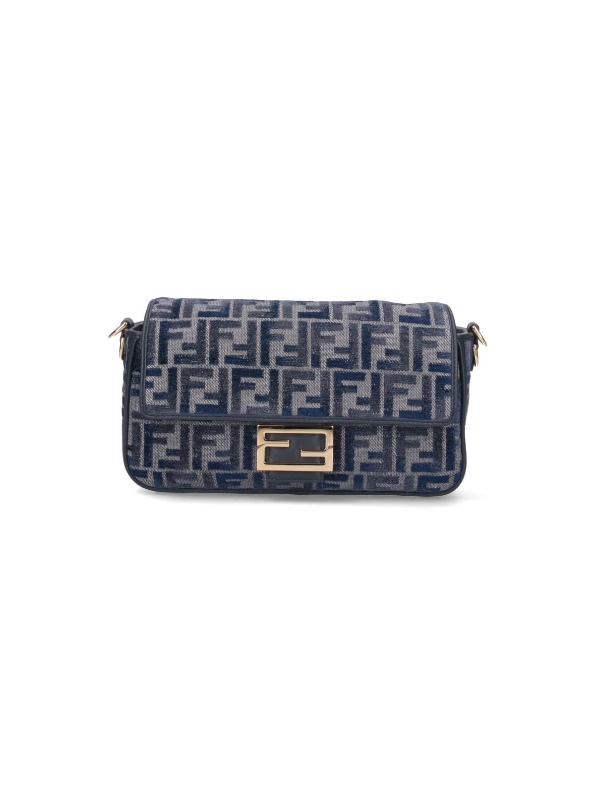 Shop Fendi Baguette Crossbody Bag In Multicolour