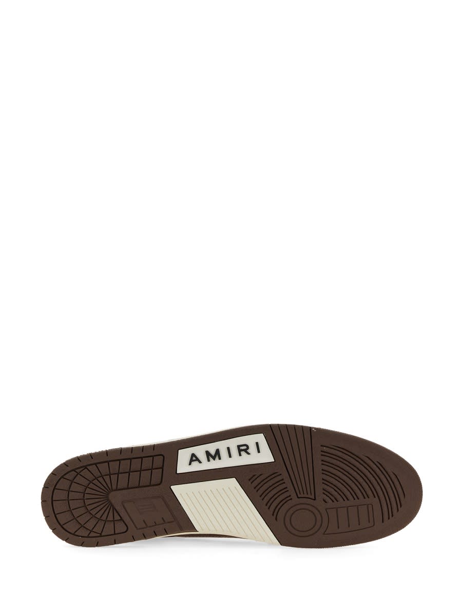 Shop Amiri Sneaker Skel Top Low In Brown