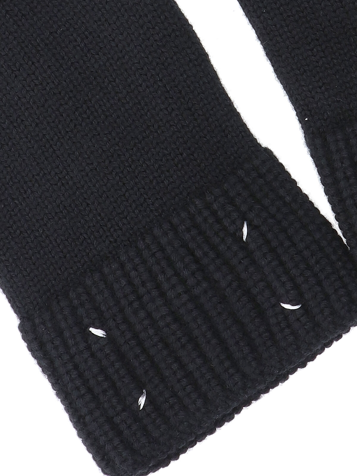 Maison Margiela Four Stitches Gloves In Black