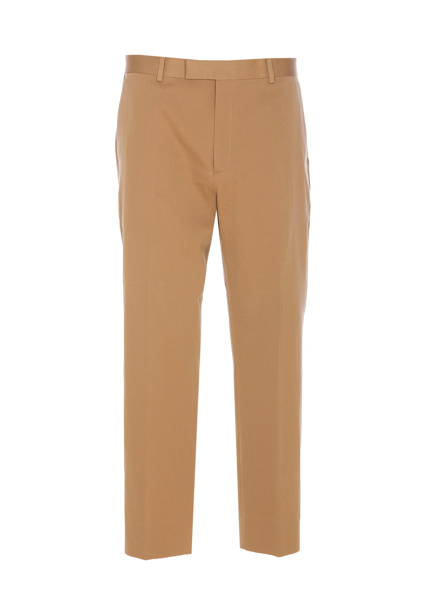 Shop Gucci Pants In Beige