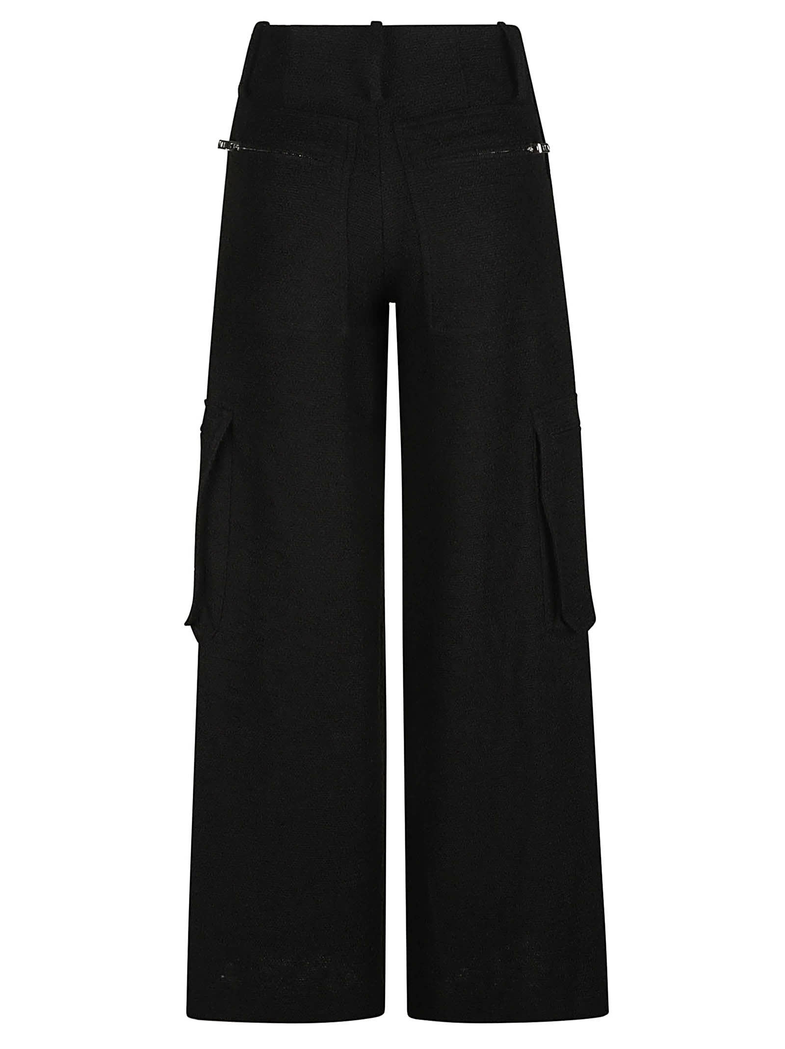 Shop Amiri Cotton Baggy Trousers In Black