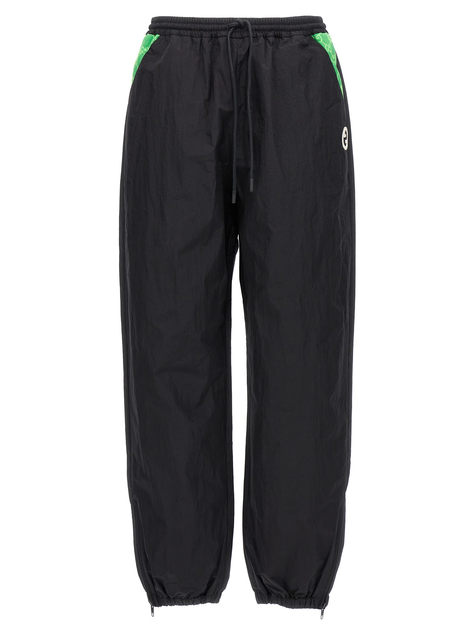 Shop Gucci Gg Pants In Black