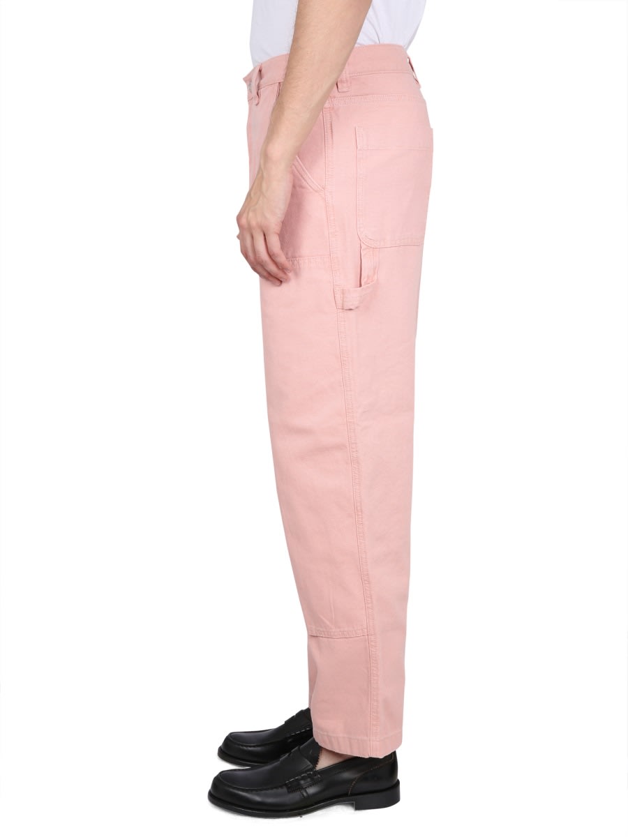 Stussy Stüssy "canvas Work" Trousers In Pink
