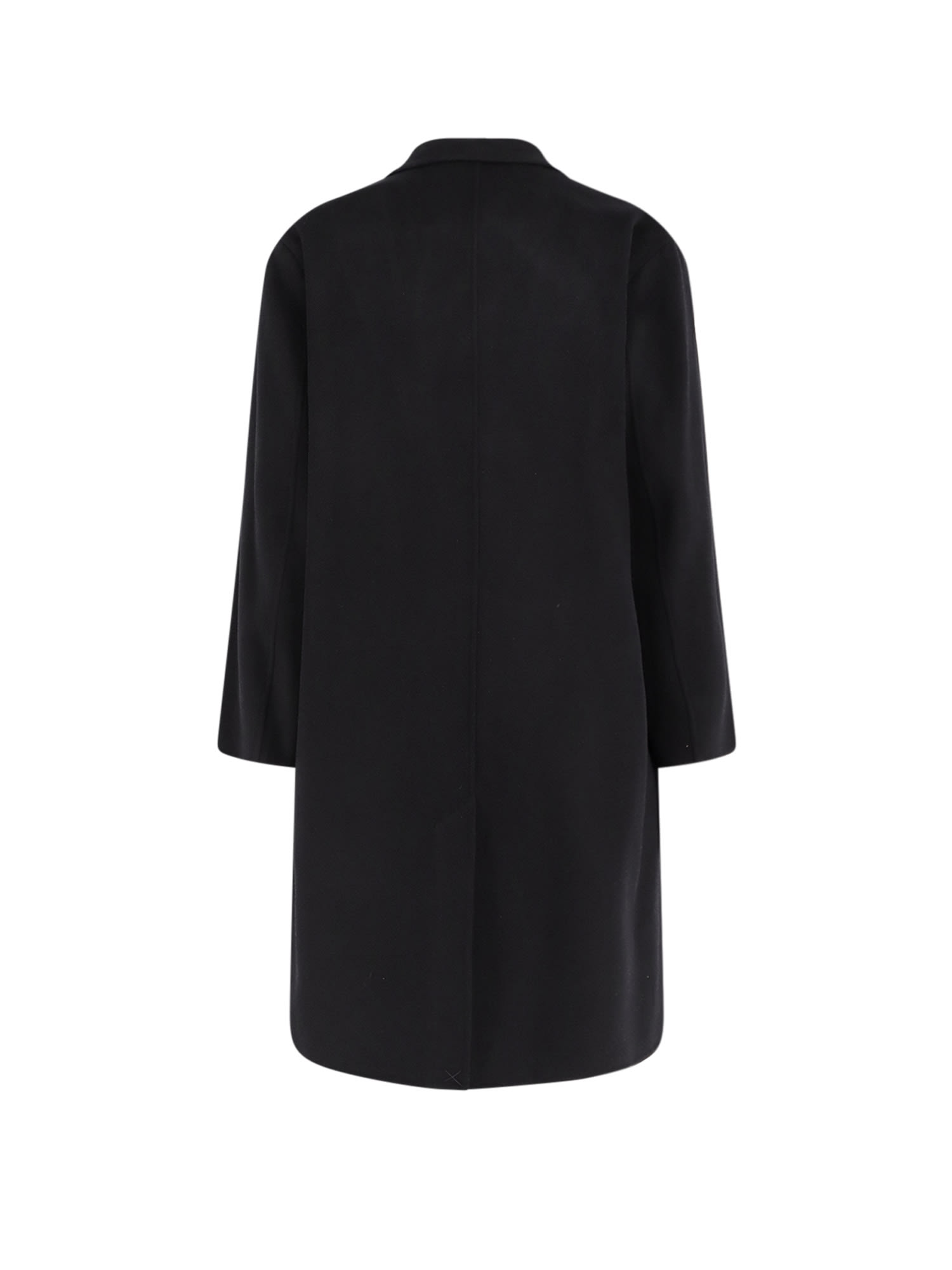 Paltò Camern Db Wool Blend Coat In Black