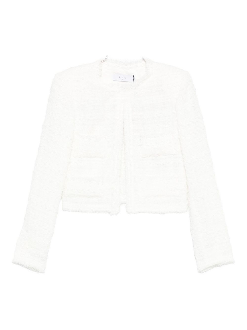 Iro Safira Cotton Blend Jacket In White