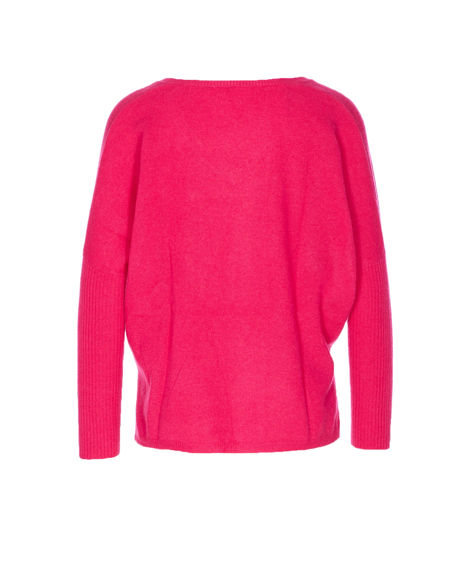 Not Shy V-neck Cashmere Sweater In Pink