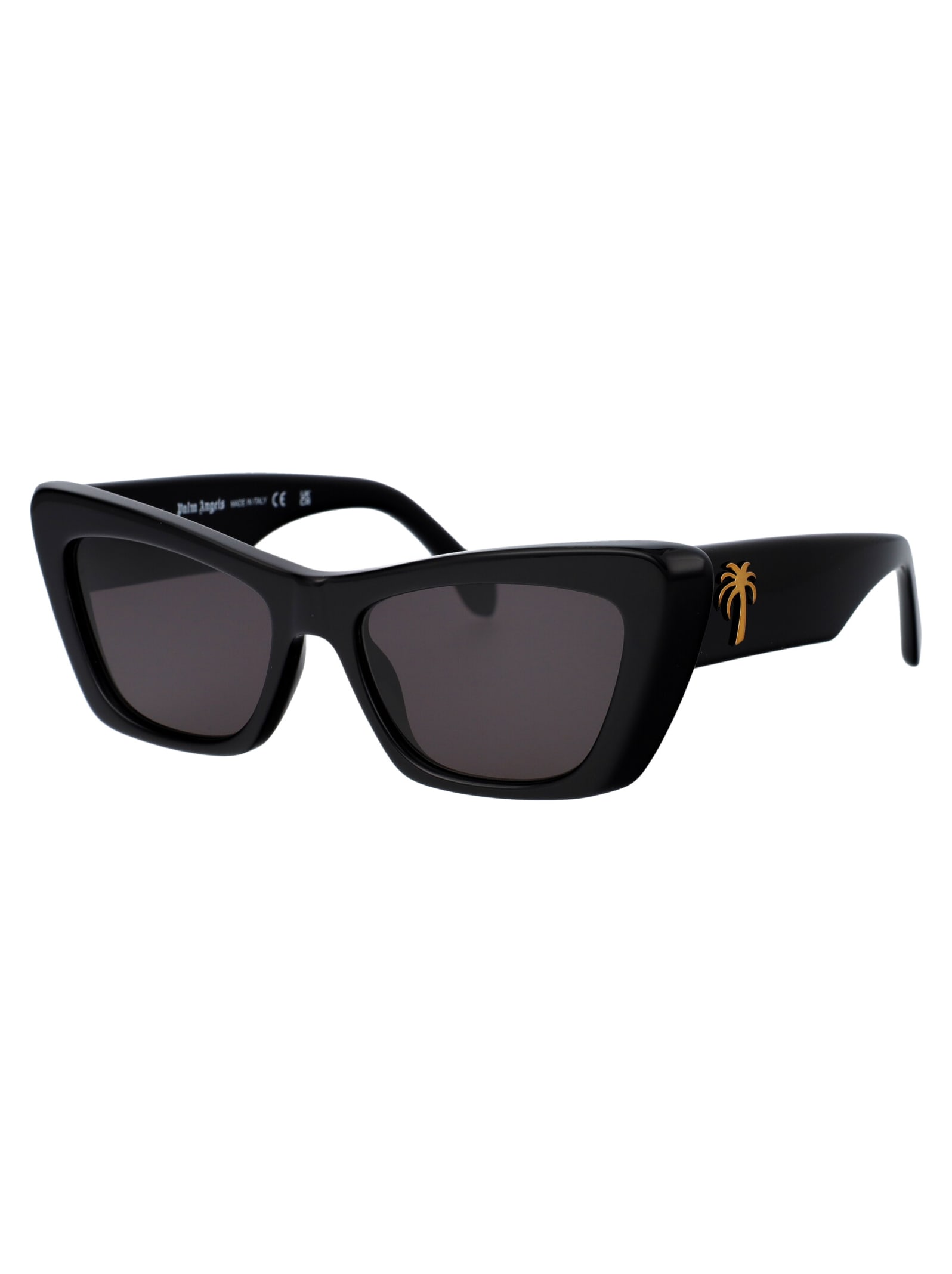 Shop Palm Angels Fairfield Sunglasses In 1007 Black