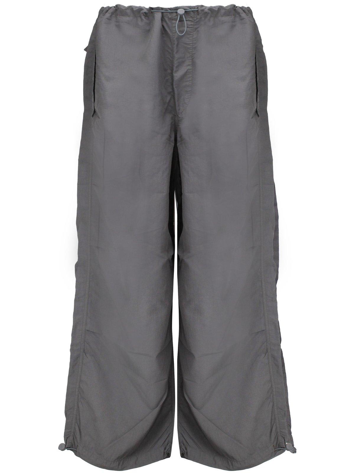 Shop Autry Drawstring Track Pants In Stone