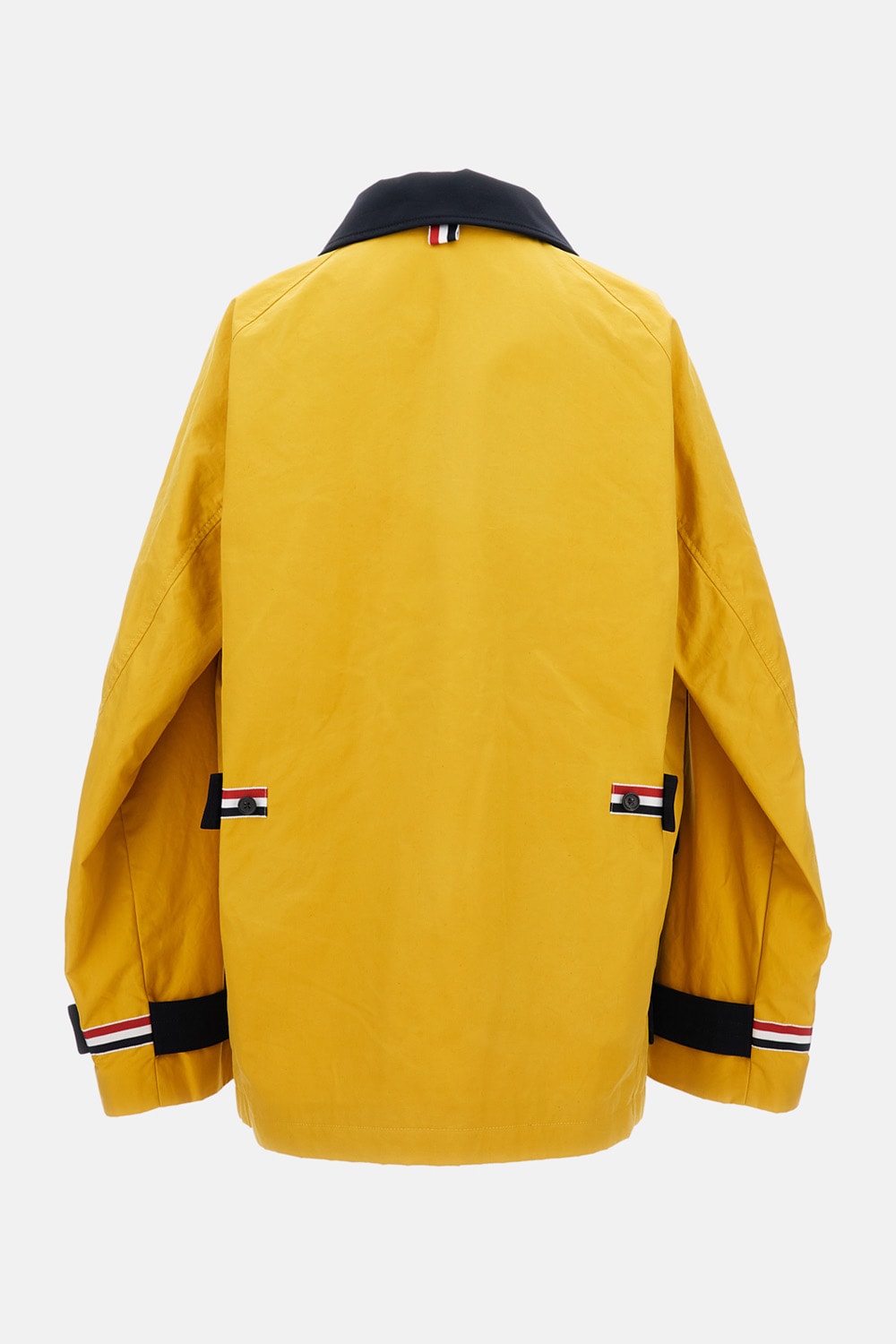 Thom Browne Cotton Water-resistant Field Jacket In Yellow