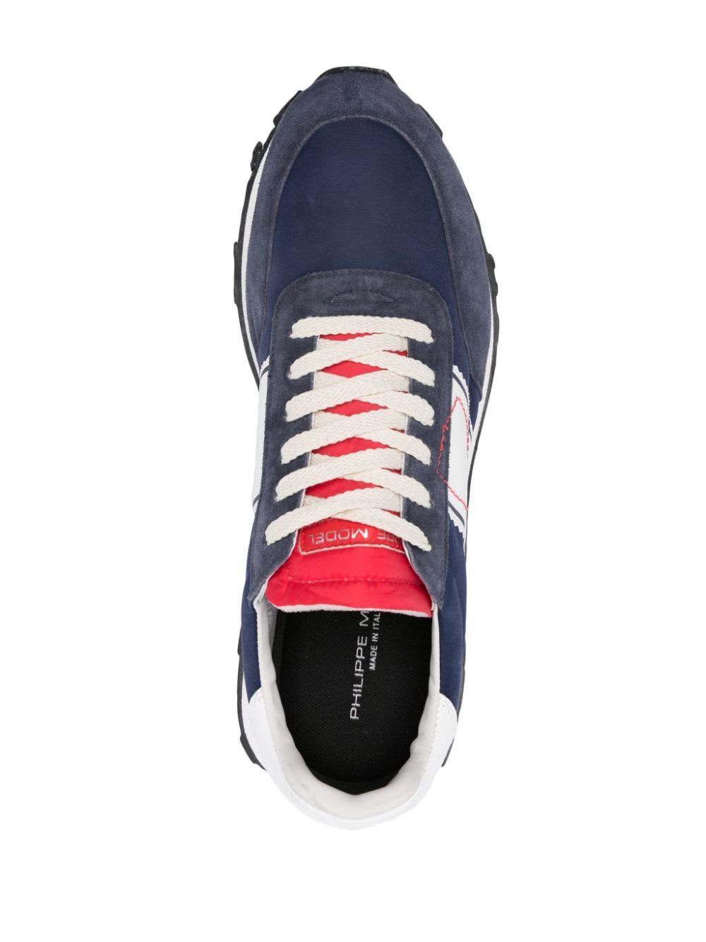 Shop Philippe Model Tour Low Man Sneakers In Blue White