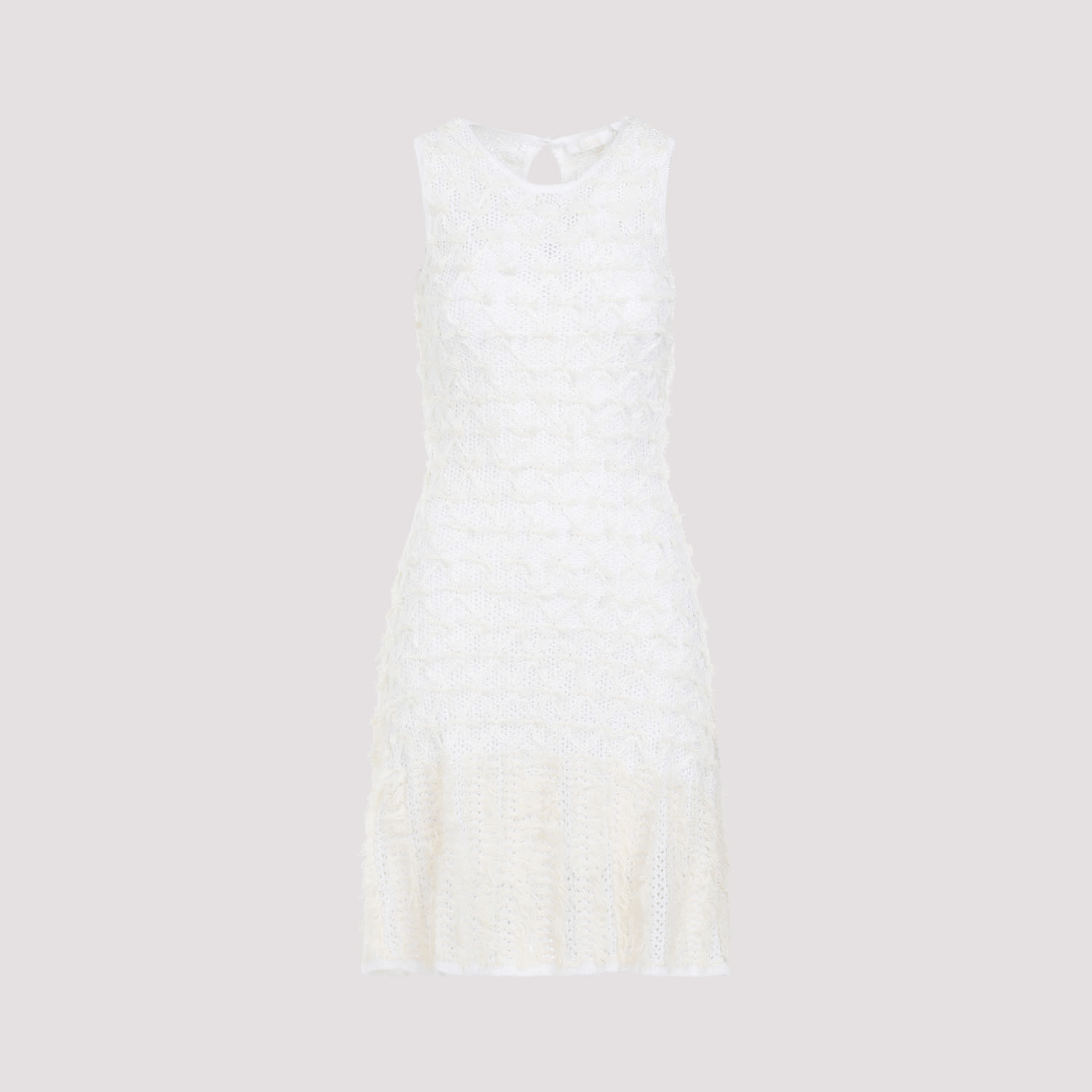 Shop Chloé Dress In Iconic Milk