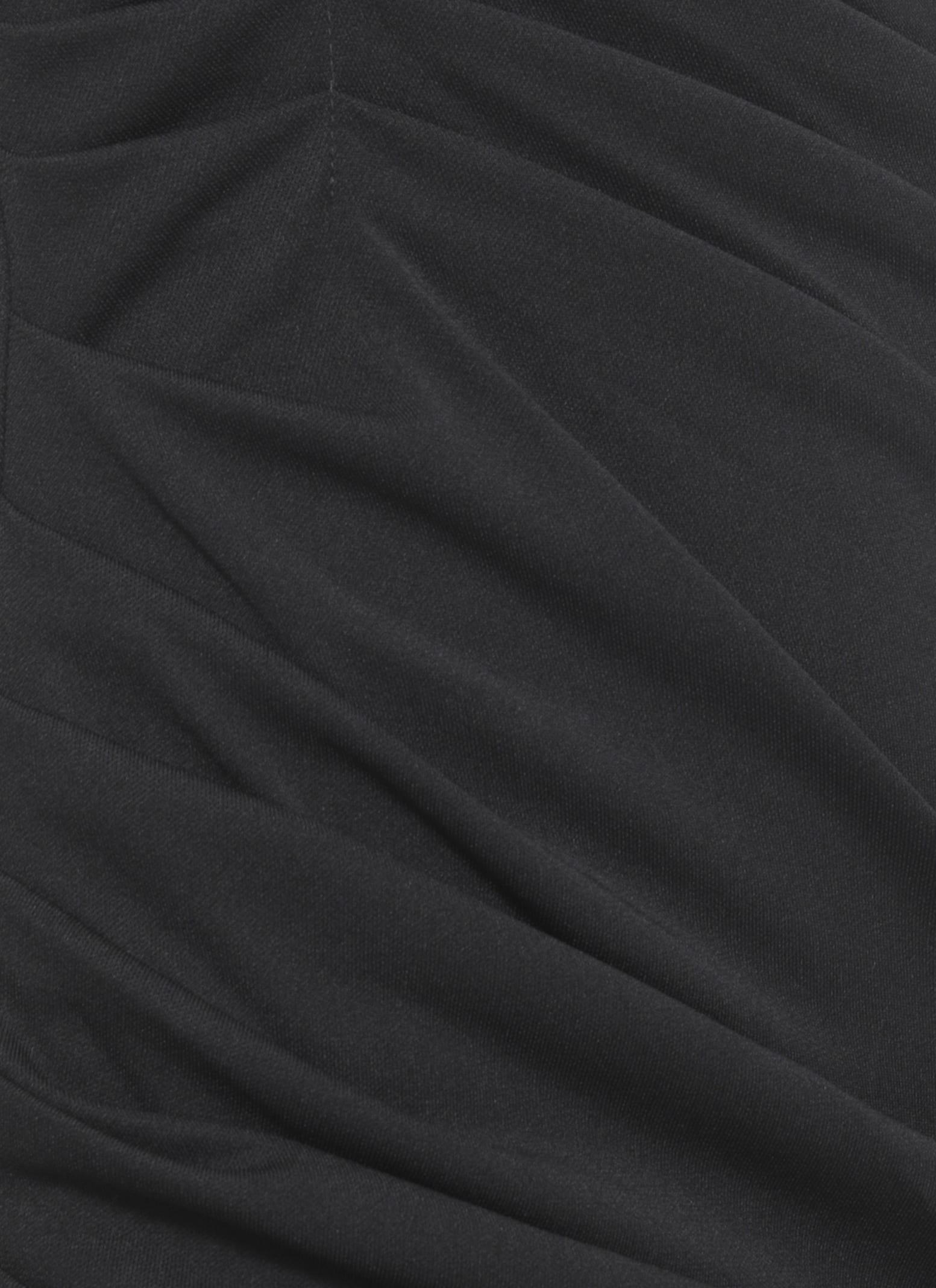 Rotate Birger Christensen Rotate Long Dress Black One-shoulder Draped In Black