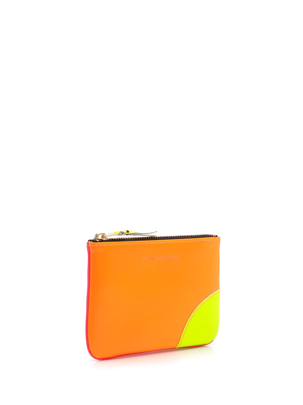 COMME DES GARÇONS TWO-TONE LEATHER COIN PURSE 