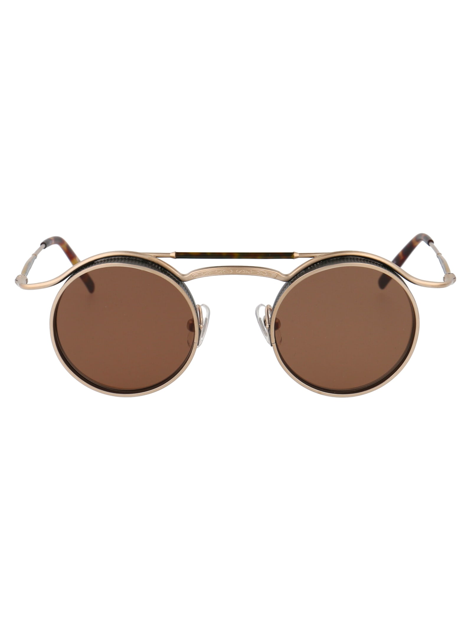 Matsuda 2903h Sunglasses In Mgp-mbk Matte Gold Platted / Matte Black