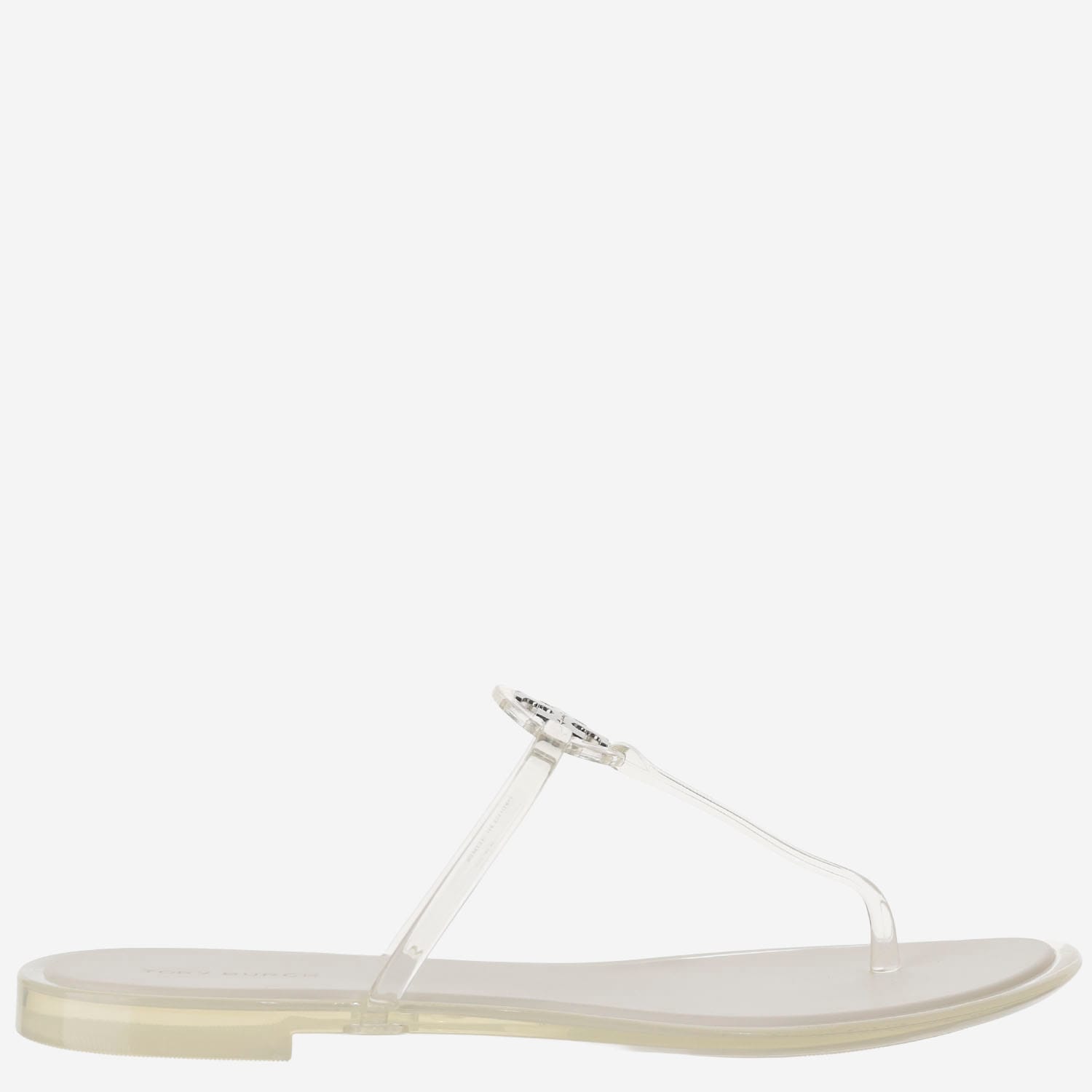 Tory Burch Mini Miller Jelly Sandals In Gray