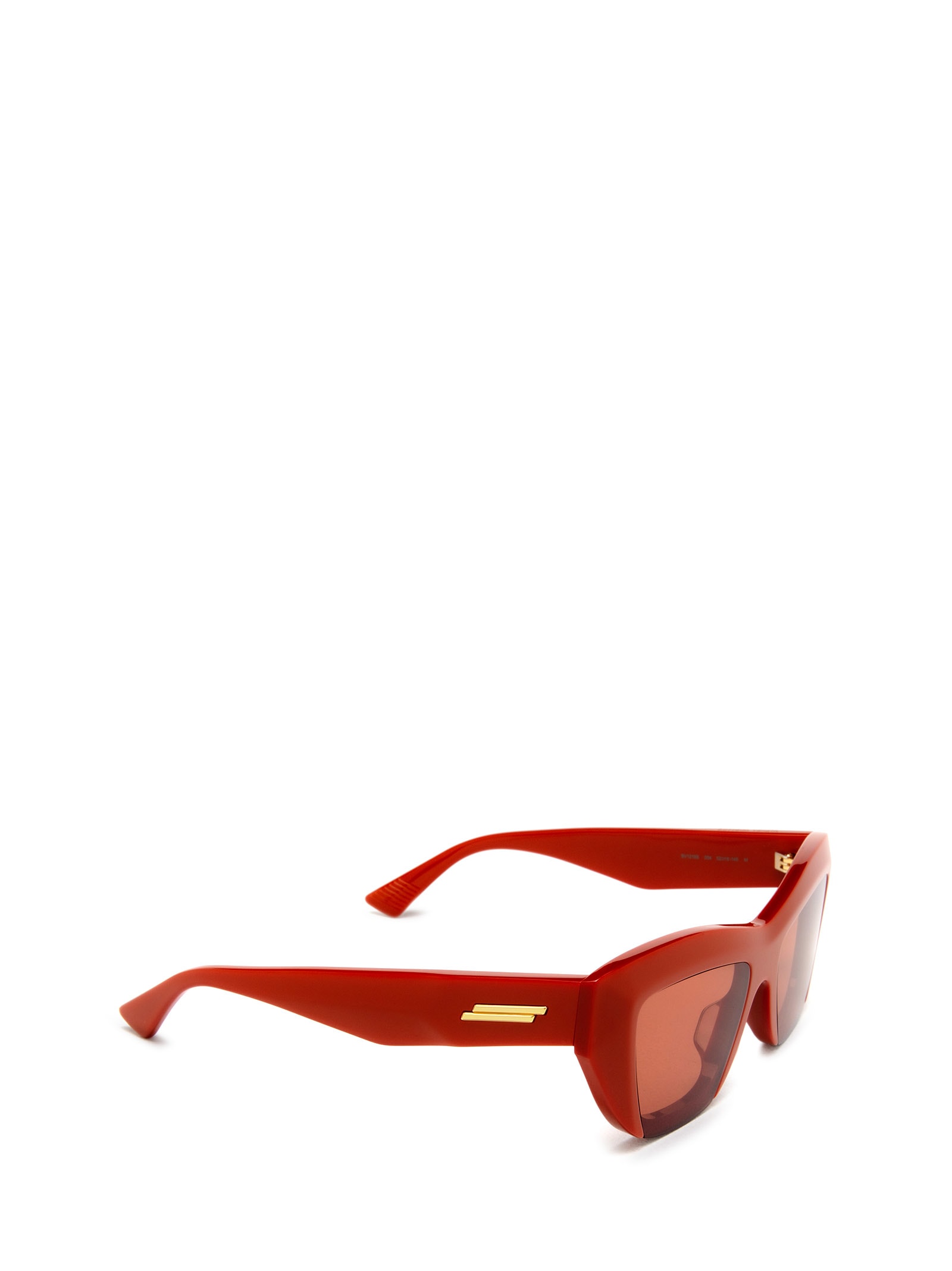 Shop Bottega Veneta Bv1218s Orange Sunglasses