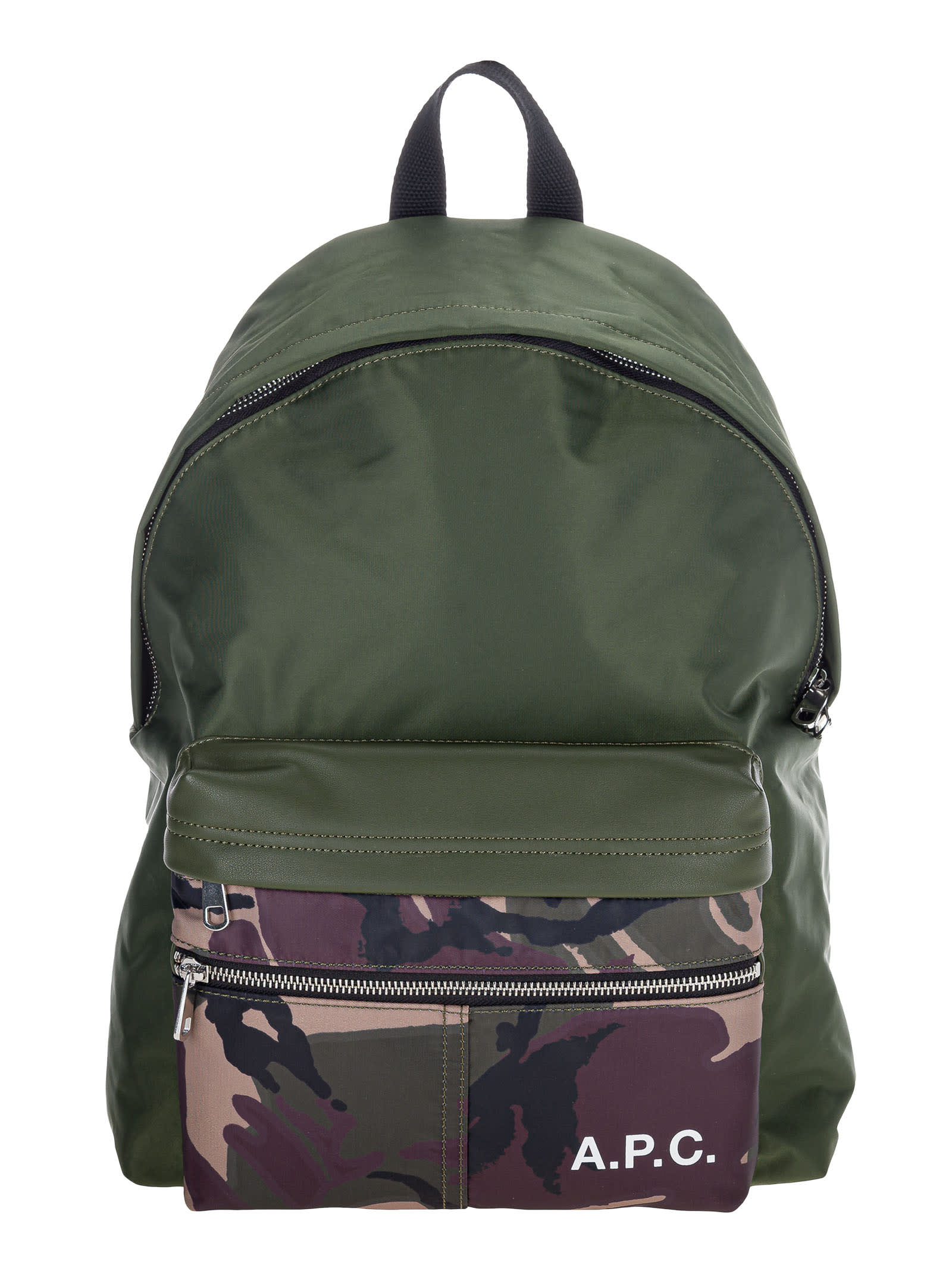APC A.P.C. CAMOUFLAGE CAMDEN BACKPACK,H62119PAAEPJAC