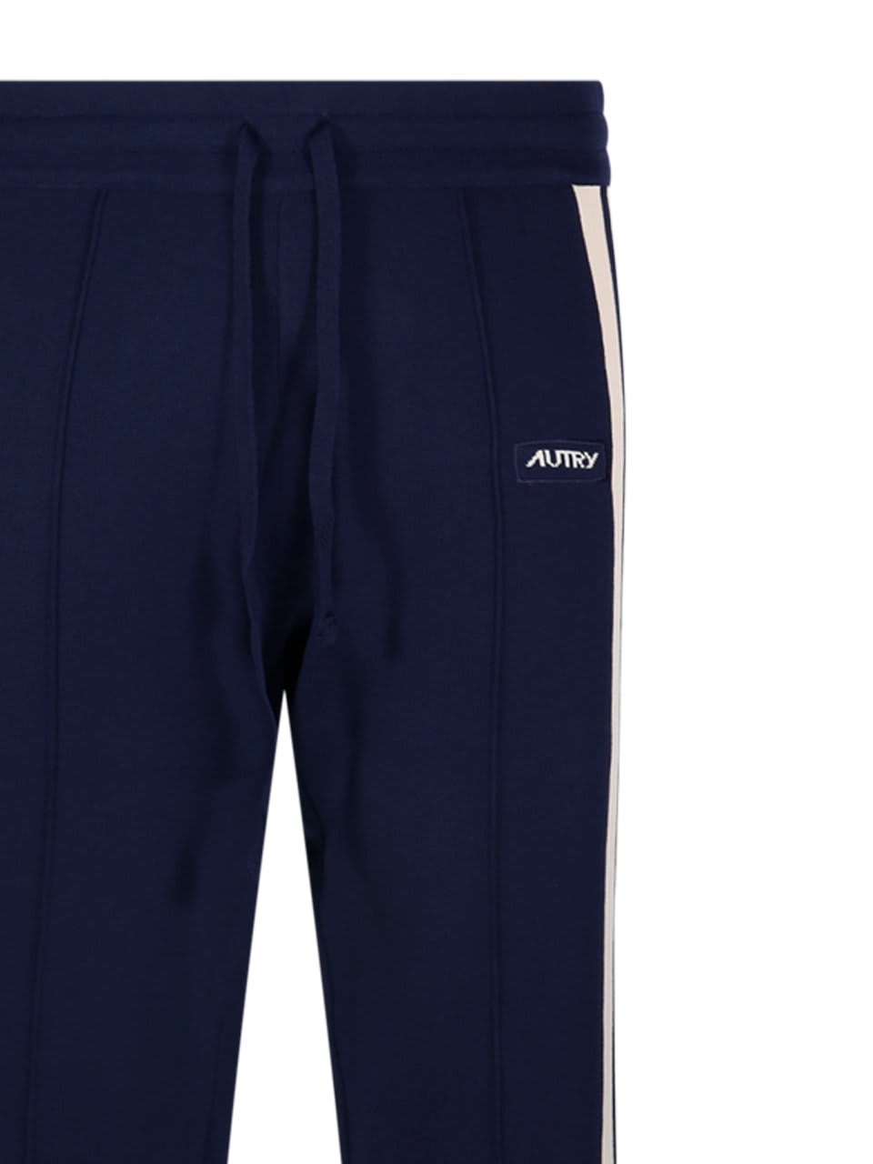 Shop Autry Logo Patch Drawstring Trousers In Non Definito