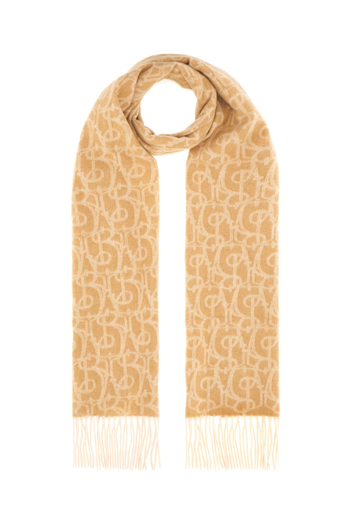 Embroidered Cashmere Scarf