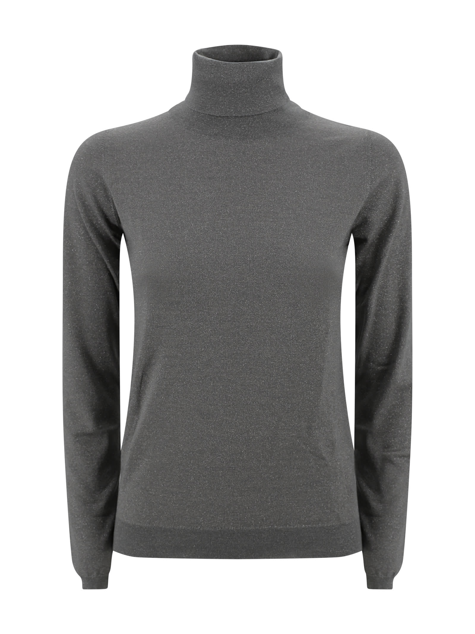 Shop Brunello Cucinelli Long-sleeved T-shirt In Grey