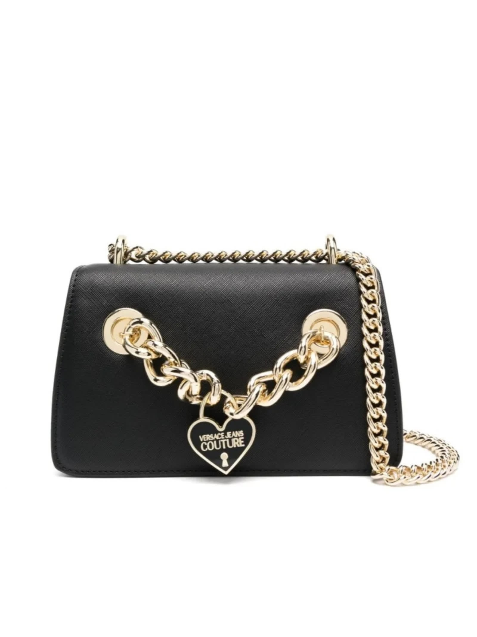 Versace Jeans Couture Shoulder Bag In Black