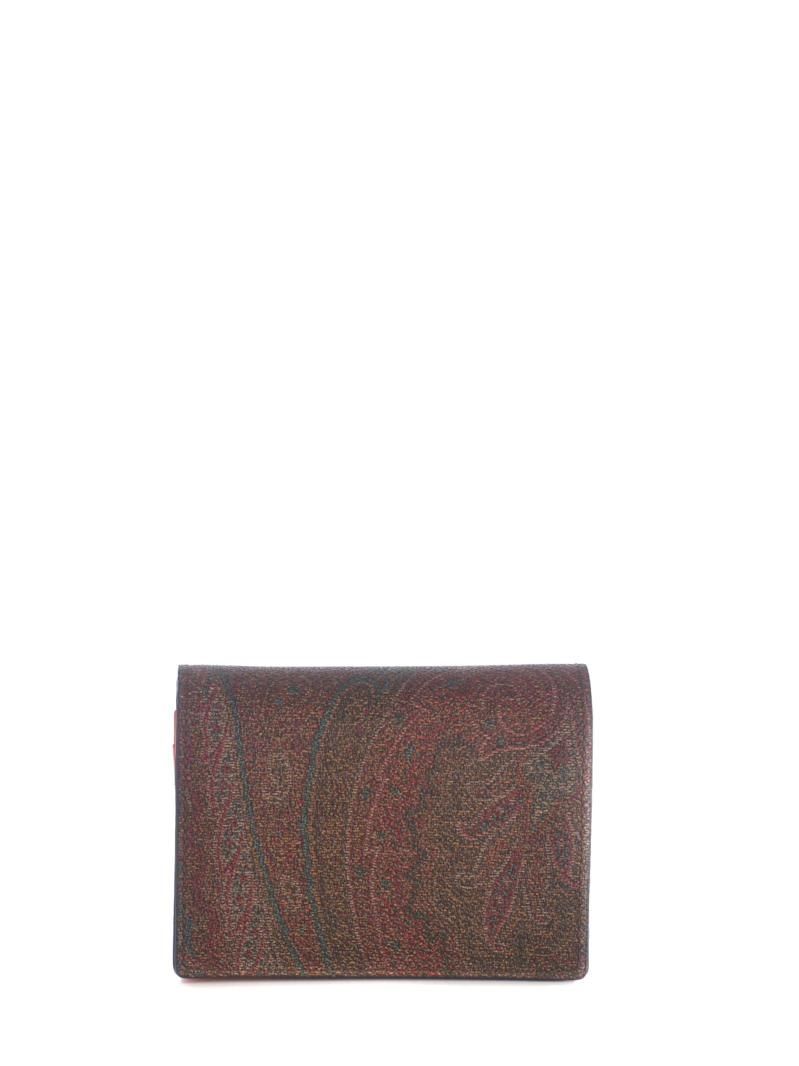 Wallet Etro multicolor In Paisley Cotton