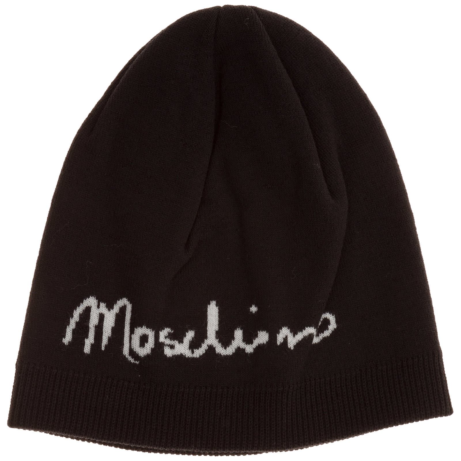 MOSCHINO DOUBLE QUESTION MARK BEANIE,M542160060001