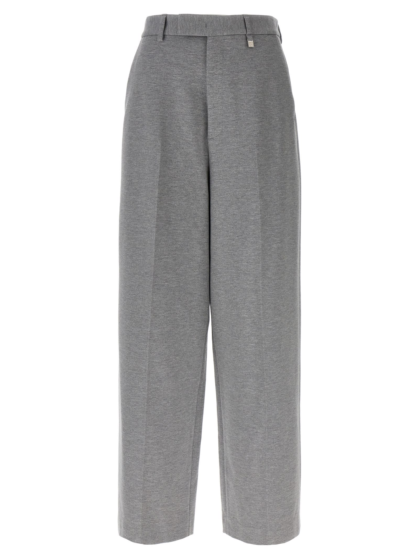 Shop Giuseppe Di Morabito Jersey Pants In Grey