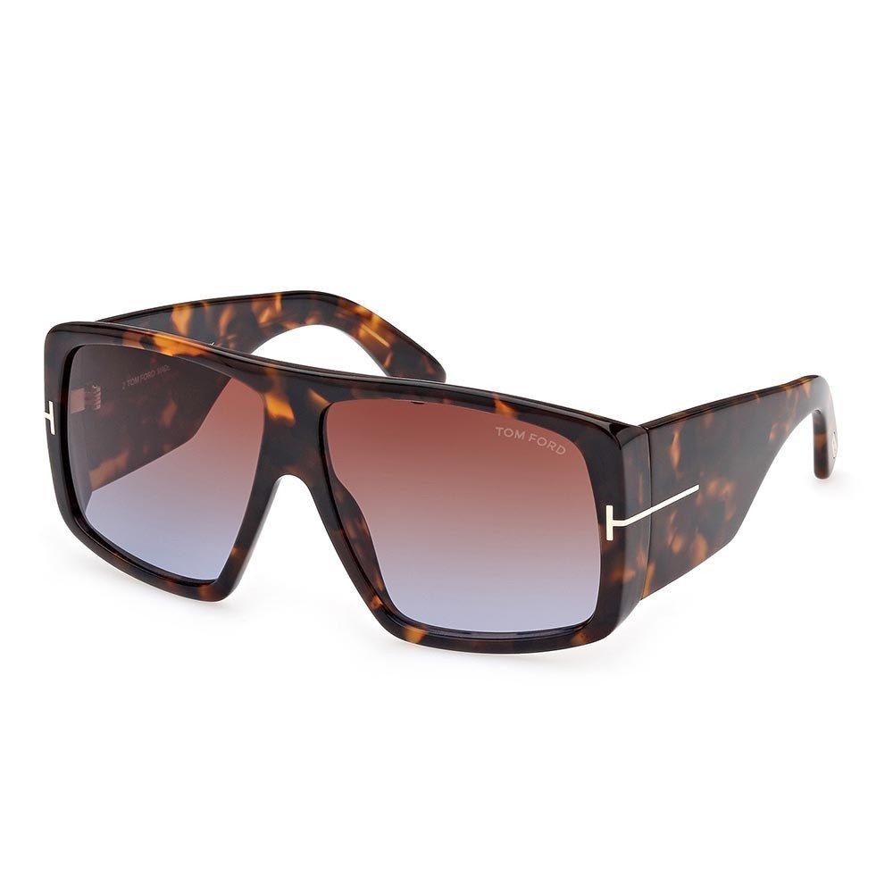 Shop Tom Ford Raven Square Frame Sunglasses In 56f