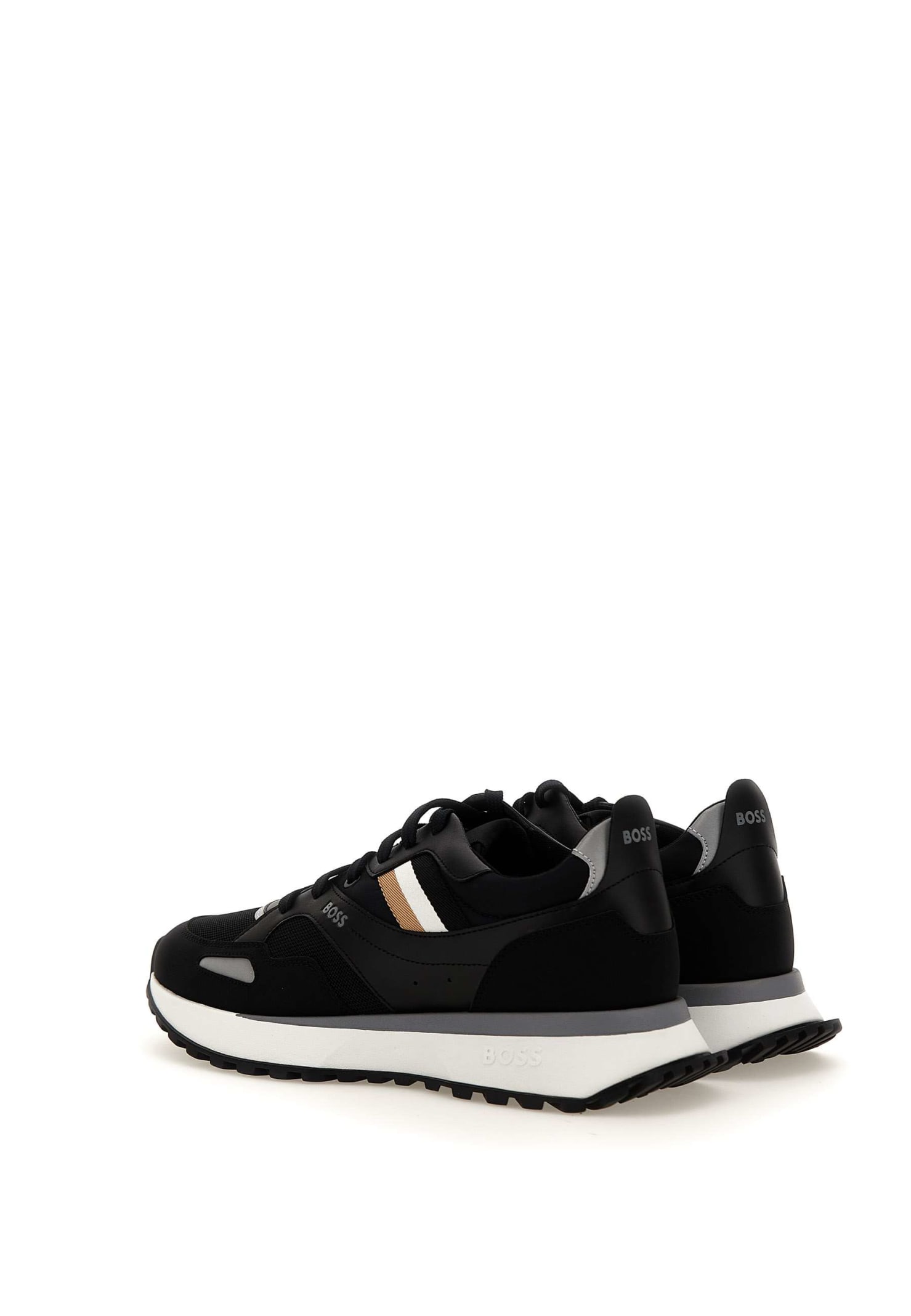 Hugo Boss Jonah_runn Sneakers In Black