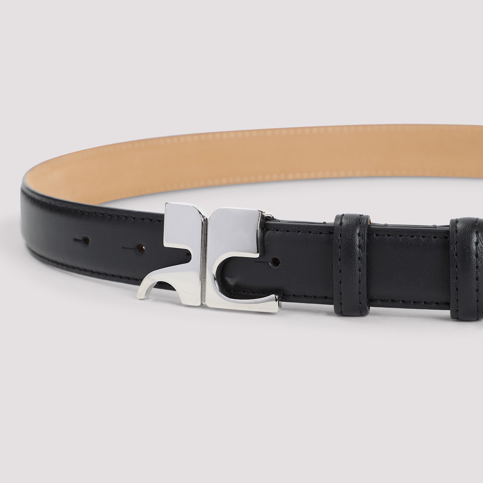 COURRÈGES AC LEATHER BELT