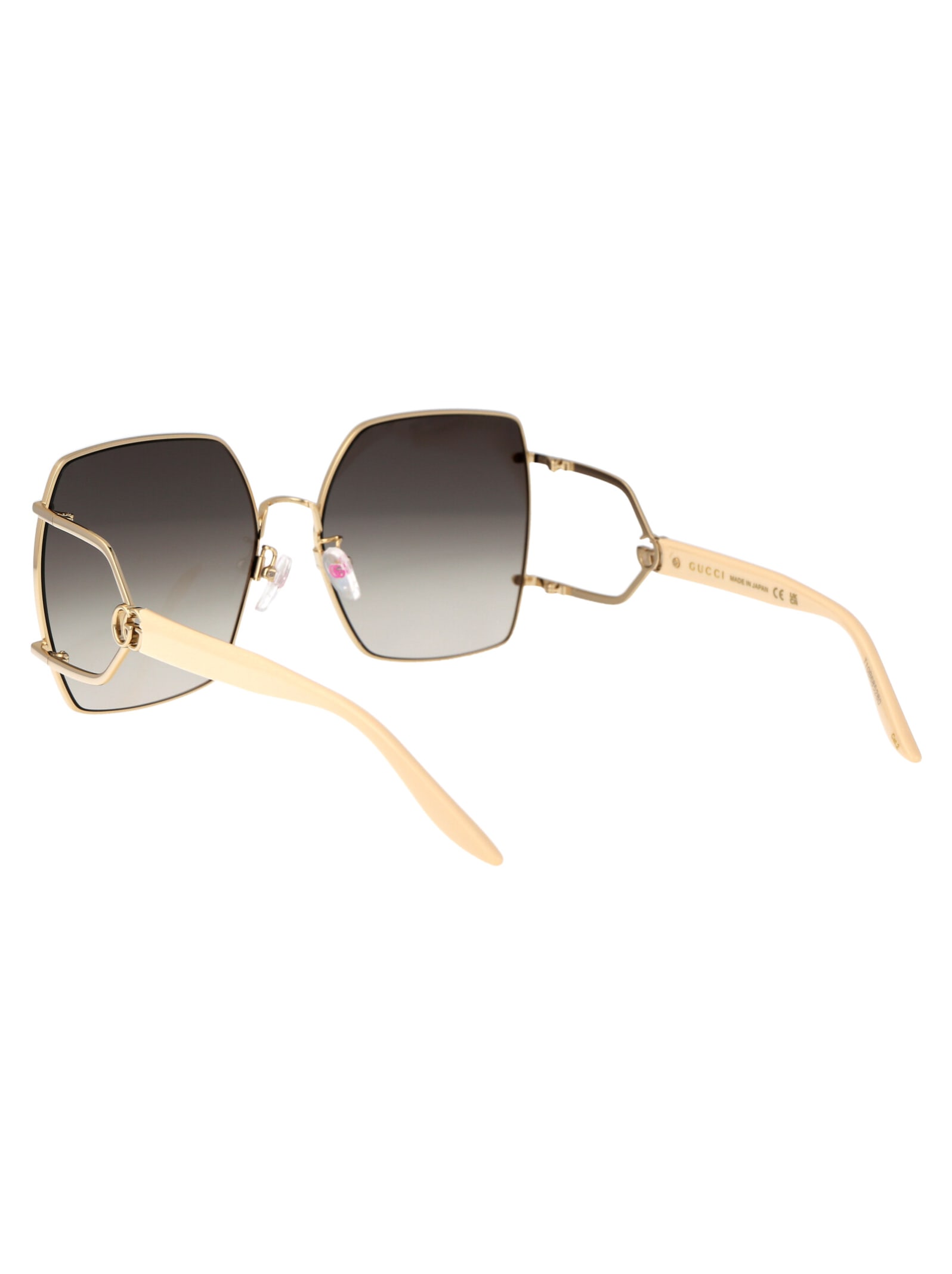 Shop Gucci Gg1564sa Sunglasses In 003 Gold Ivory Brown