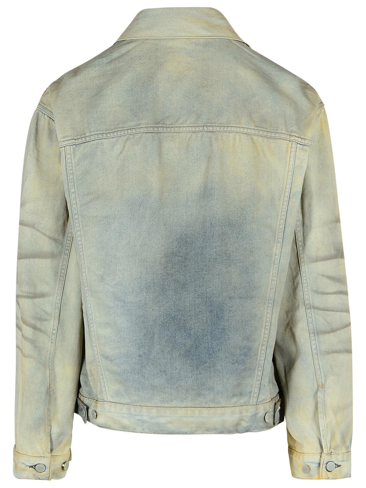 Acne Studios Oversized Denim Jacket In Light Blue