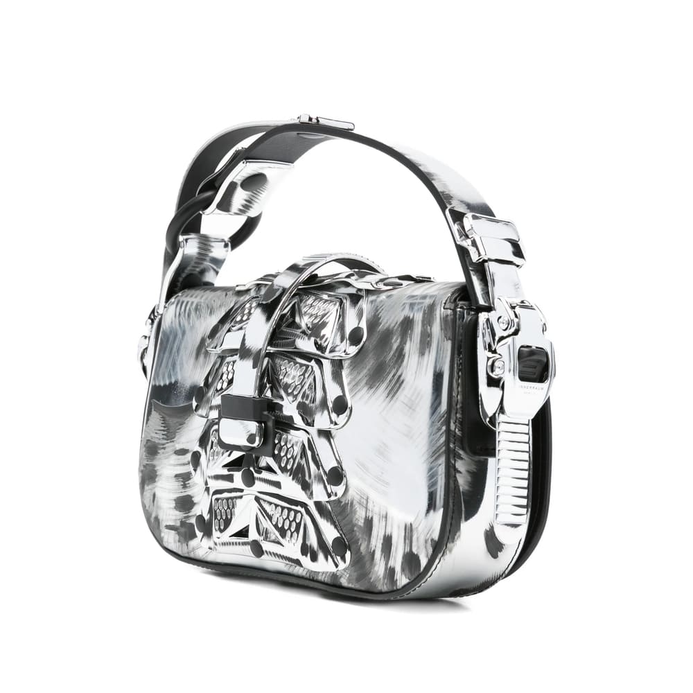 Innerraum Metallic-buckle Patterned Tote Bag In Metallic