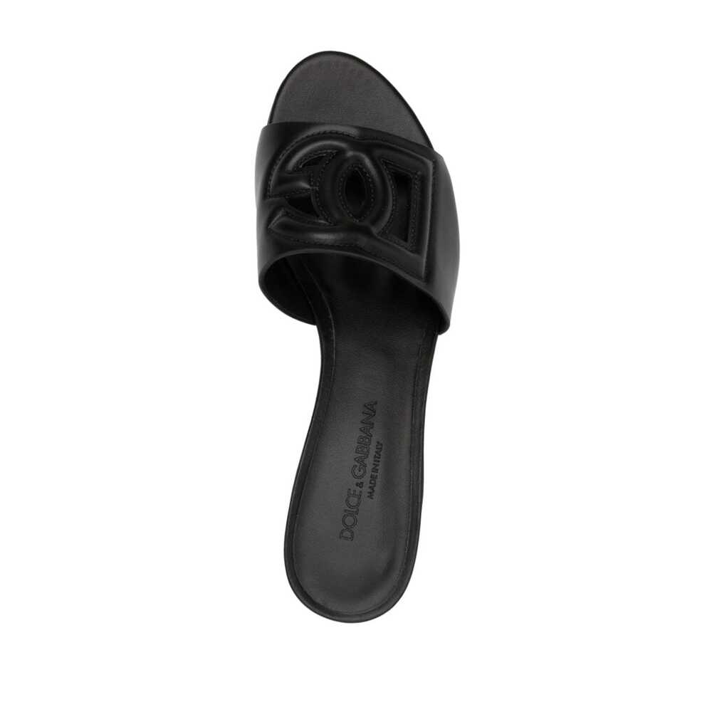 Dolce & Gabbana 'dg Logo Slides For Stylish In Black