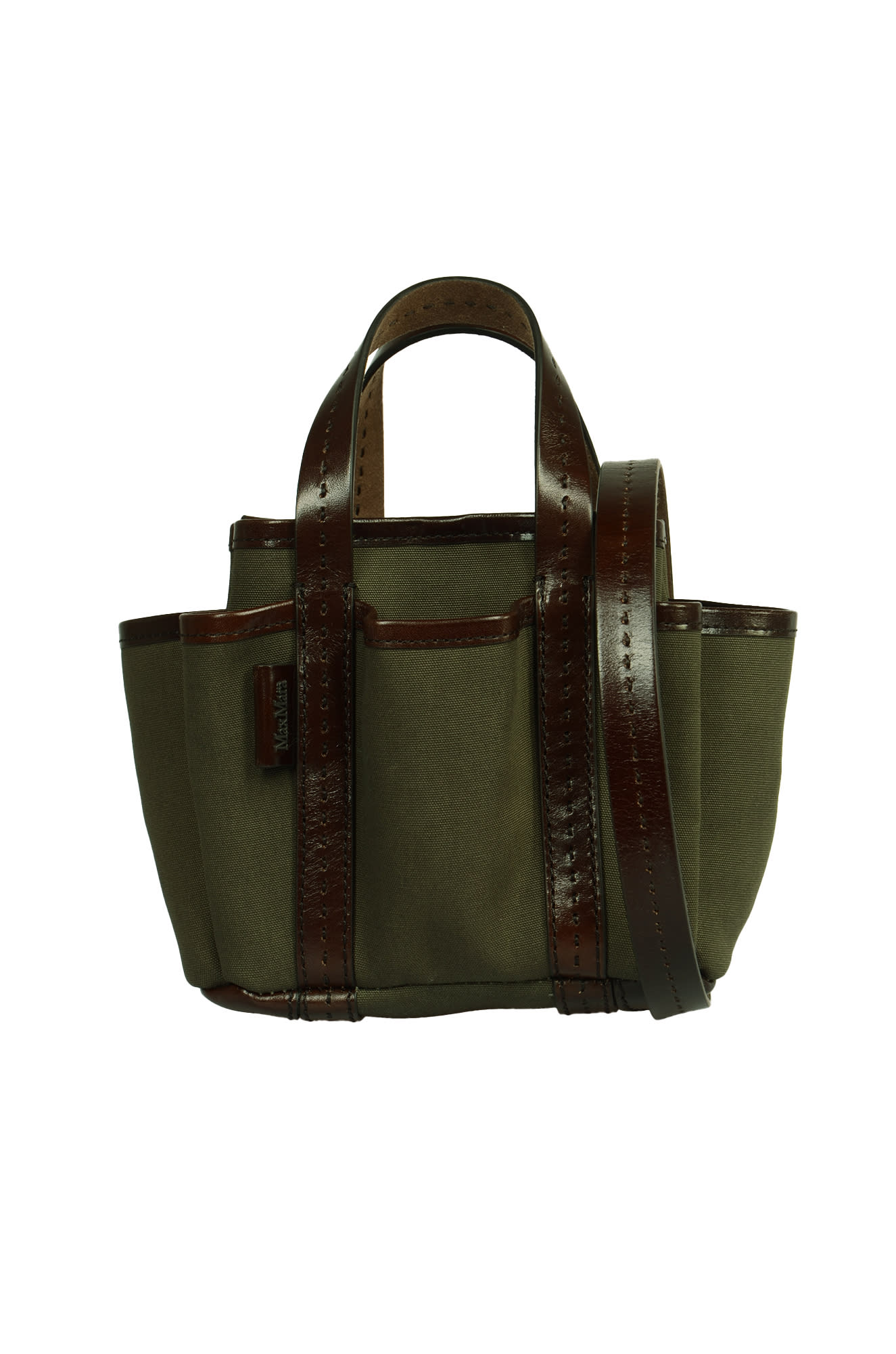 Logo Patch Top Handle Tote