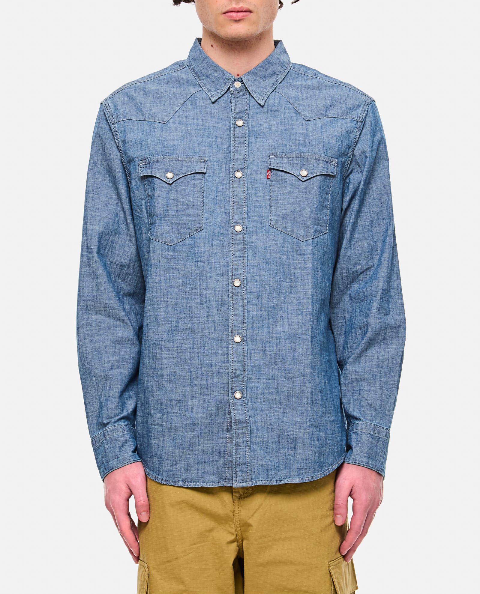 Levi's Bartsow Standard Shirt In Blue