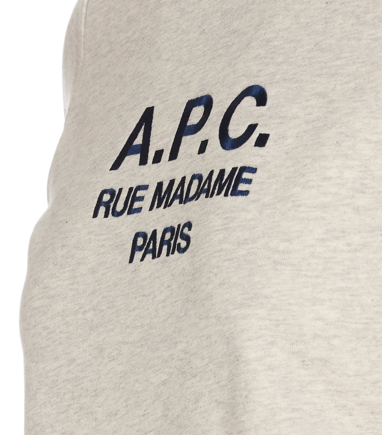 Shop Apc Tina Logo Sweatshirt In Grey