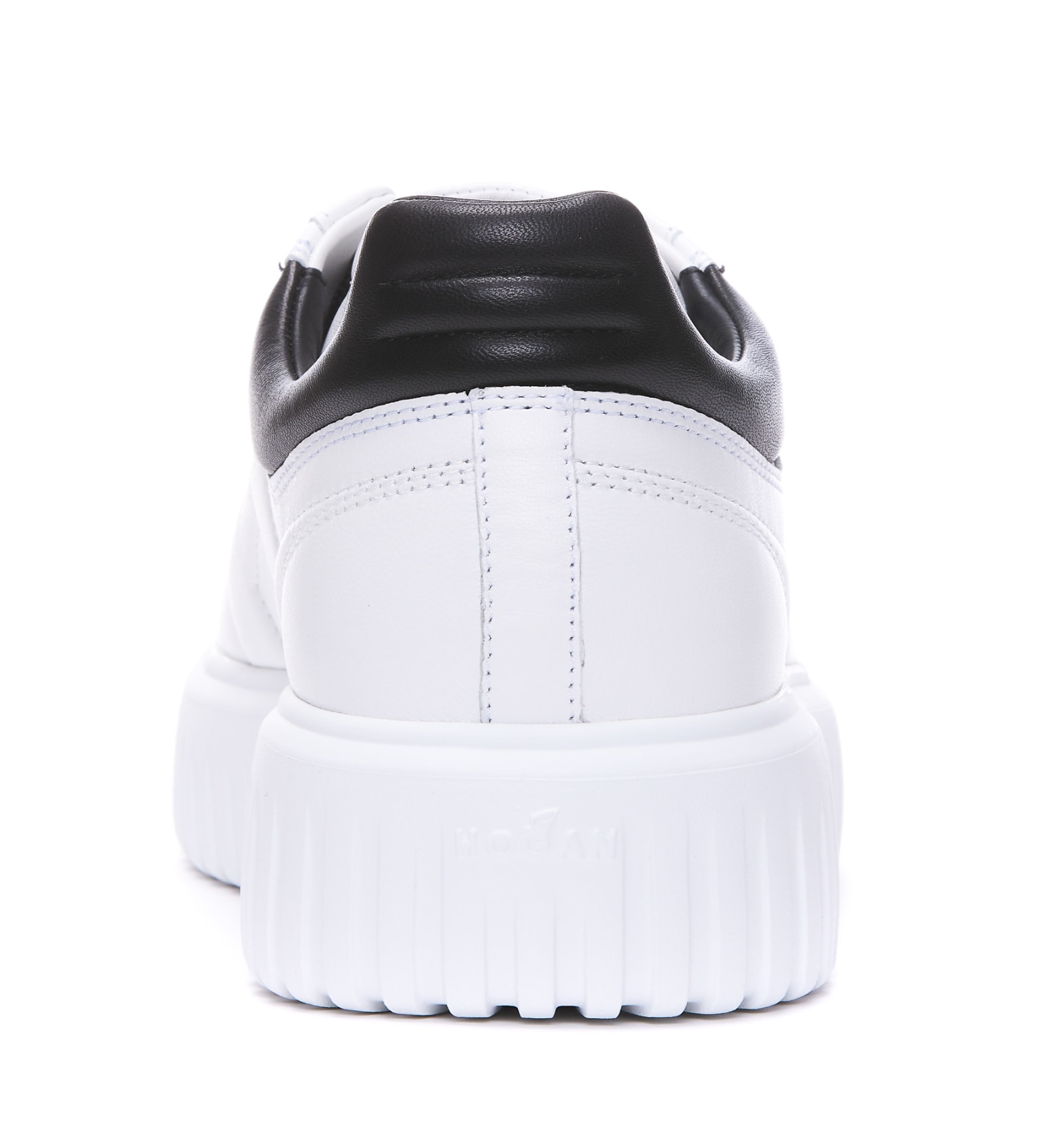 Shop Hogan H-stripes  Sneakers In White