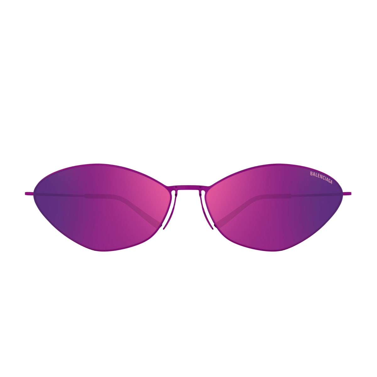 Balenciaga Bb0350s Linea Extreme 003 Pink Violet Sunglasses