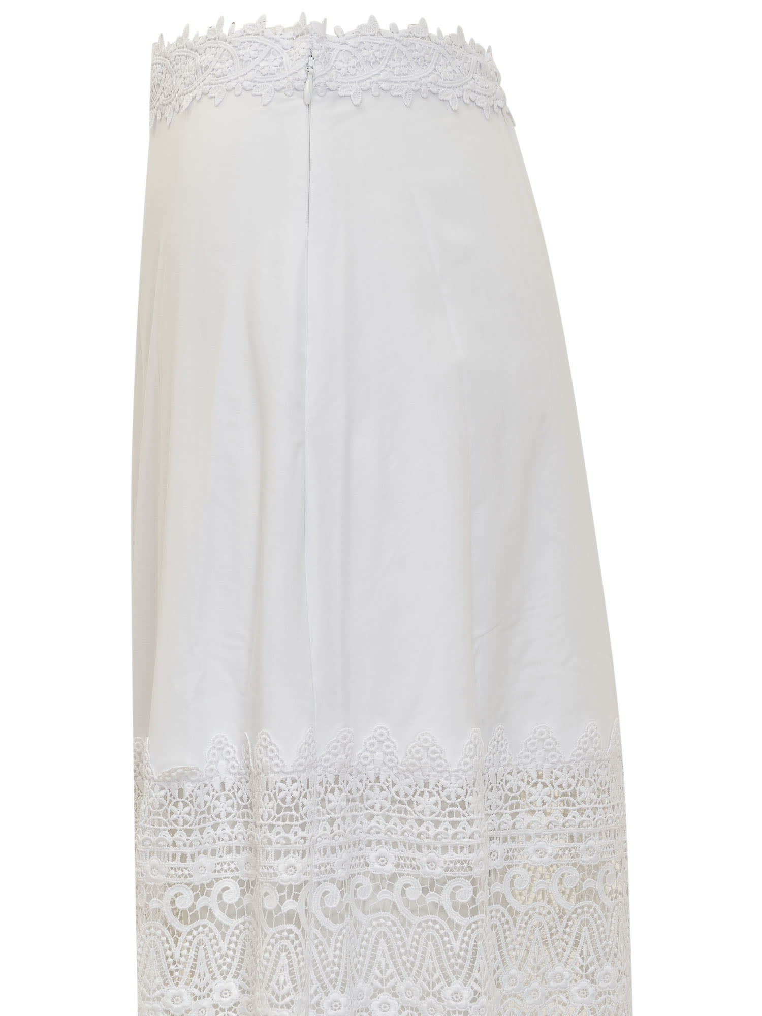 Shop Charo Ruiz Viola Skirt In White