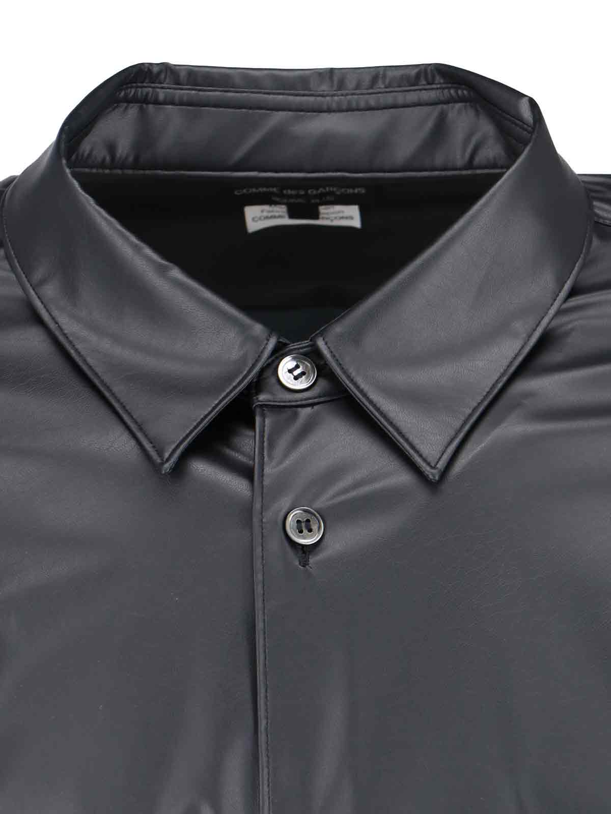 Shop Comme Des Garçons Homme Deux Classic Shirt In Black