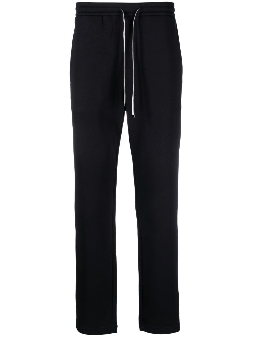 Shop Emporio Armani Trousers In Blue Navy