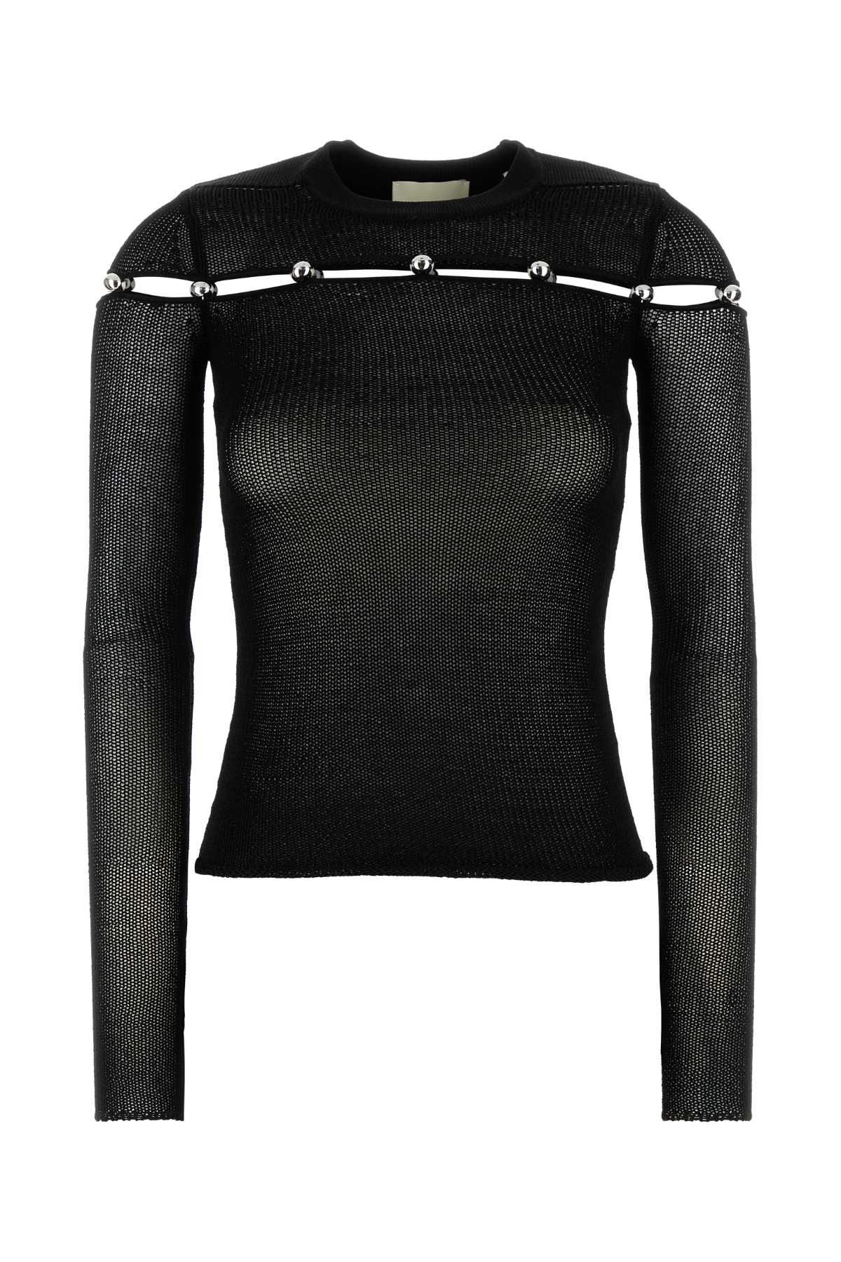 Black Viscose Blend Elisie Sweater