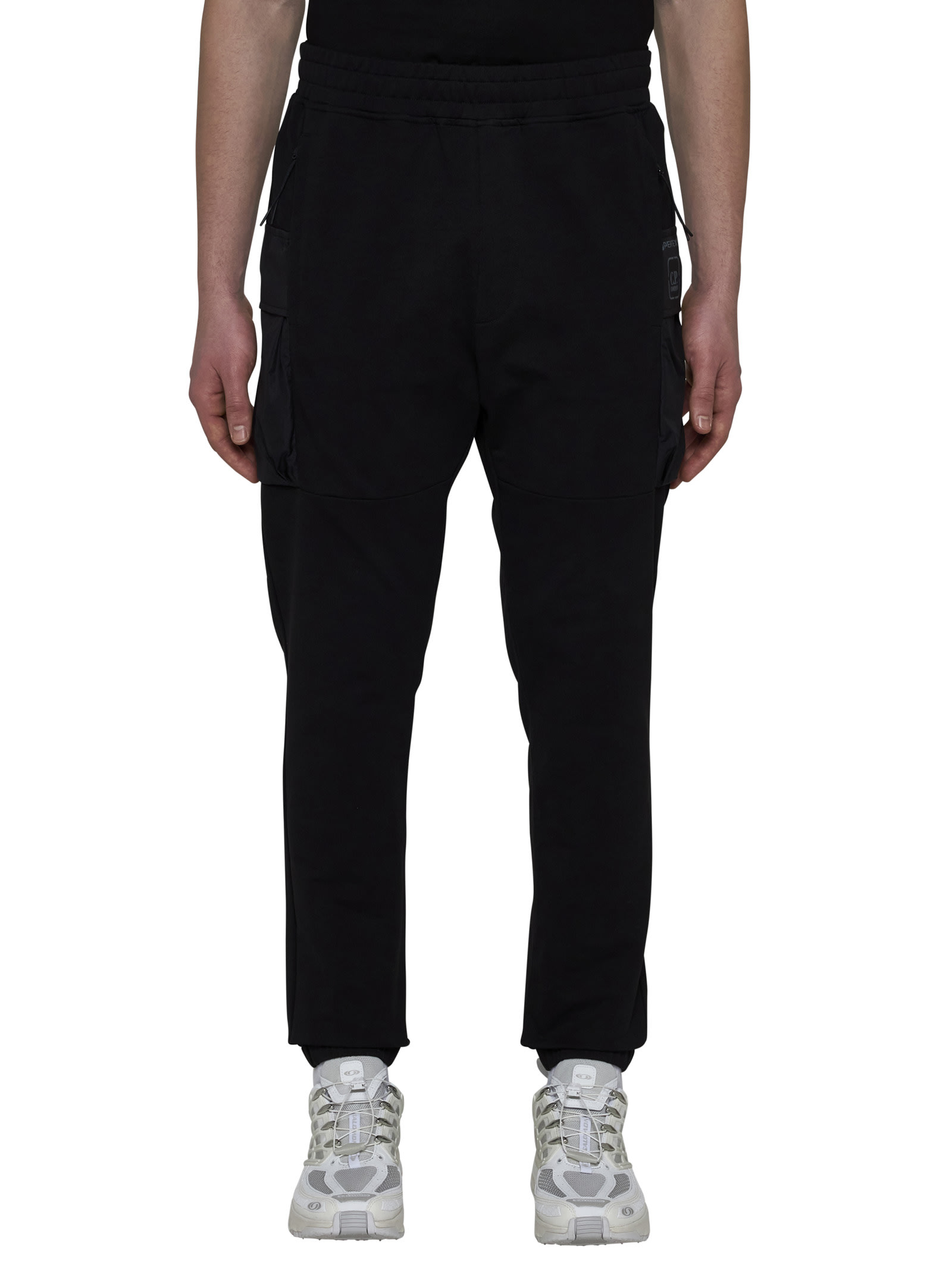 Shop C.p. Company Pants In Black