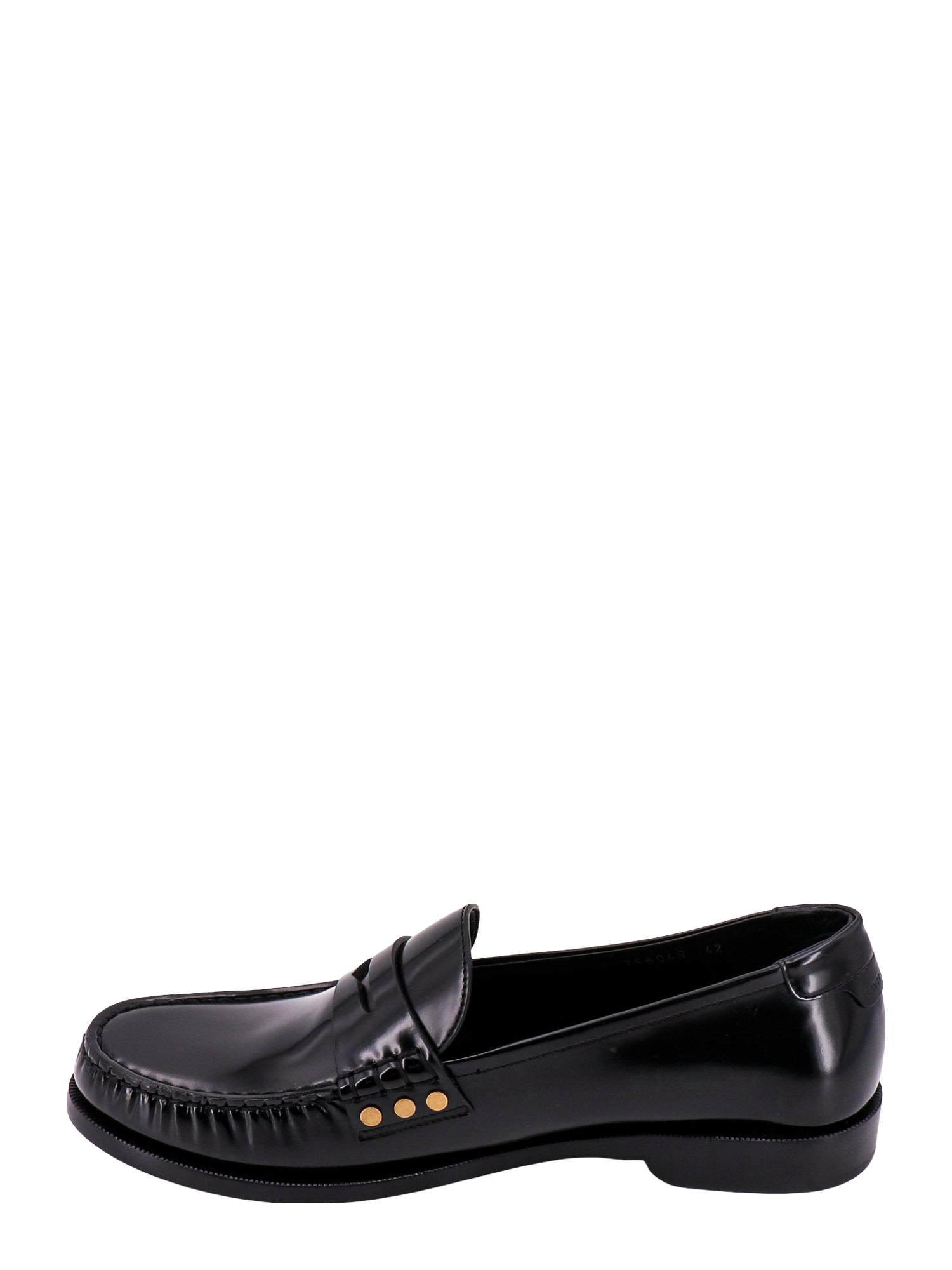 Shop Saint Laurent Loafer In Black