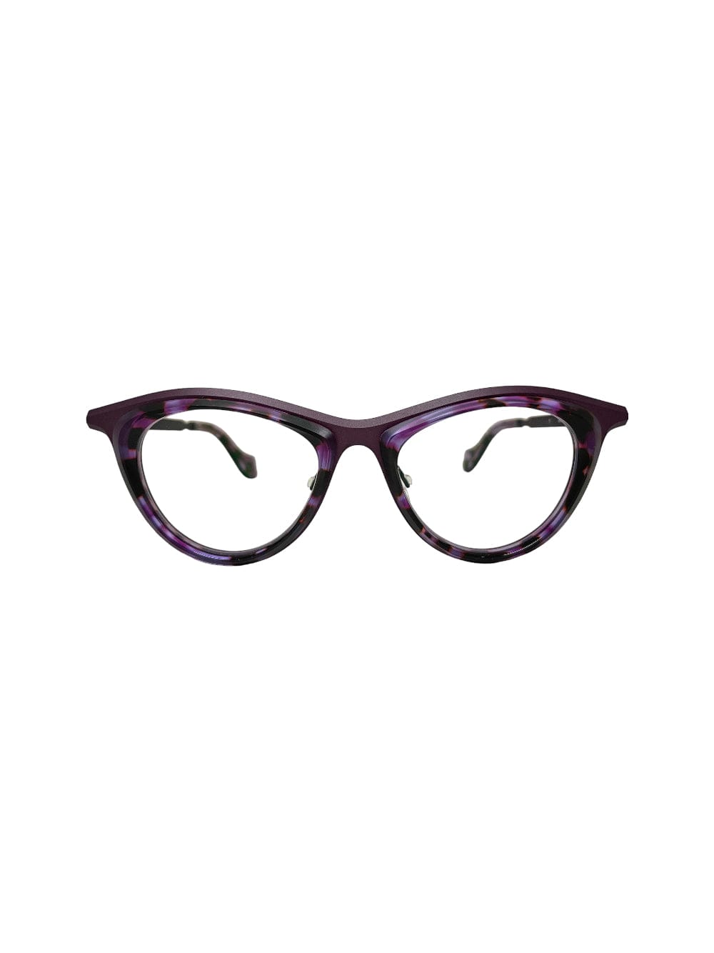 theo eyewear pave - purple glasses