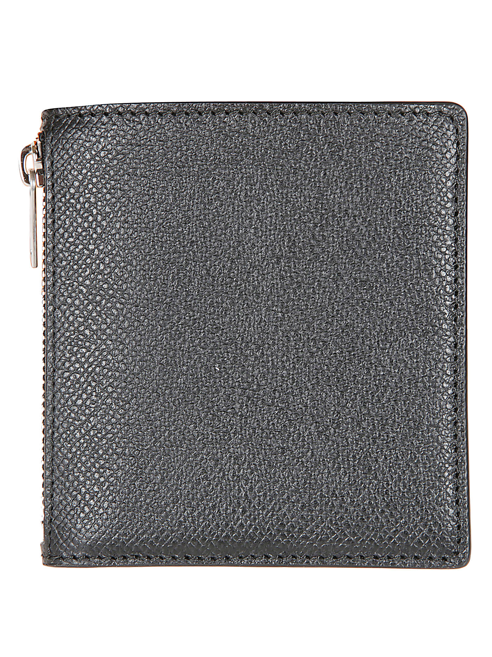 Shop Maison Margiela Four Stitches Wallet In Black