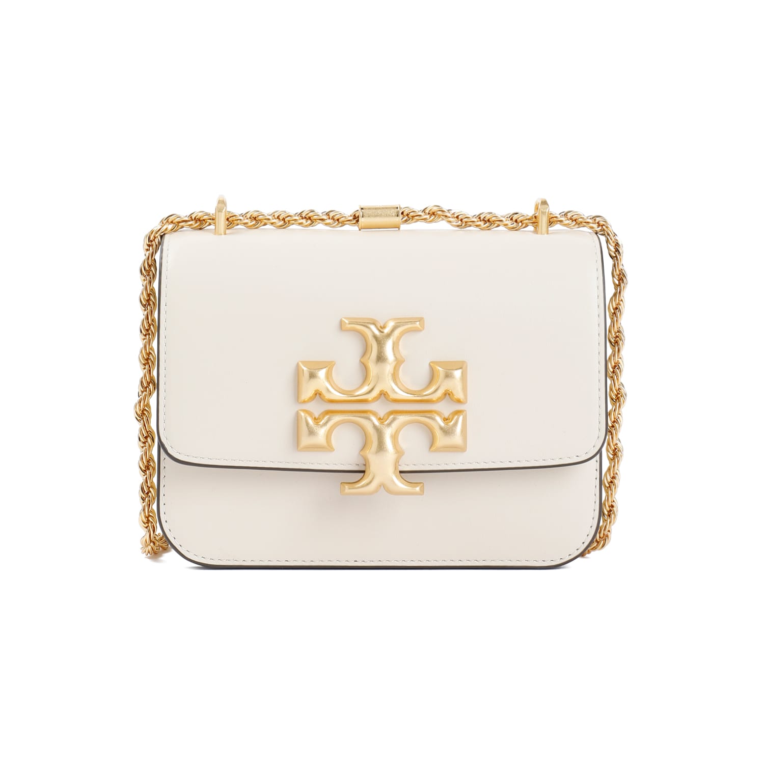 Shop Tory Burch Small Eleanor Convertible Bag In Cream