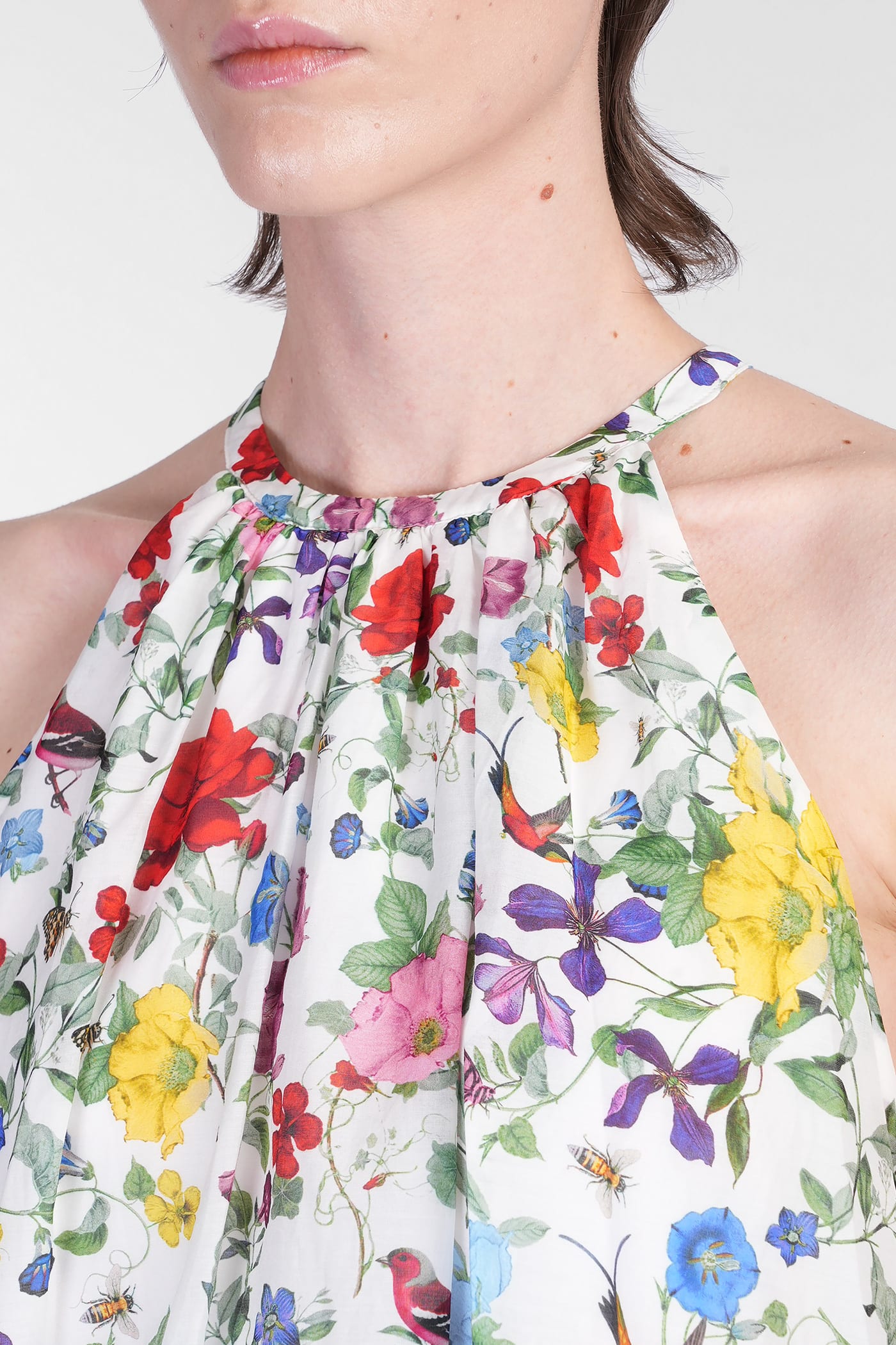 Alice And Olivia Diana Sleeveless Structured Midi Dress
